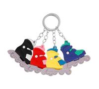 MOBUTOFU 4pièces Pendentifs Forme De Patins à Roulettes Pvc Décoration à Suspendre Pour Sacs à Dos Porte-clés Délicat Et Ornement