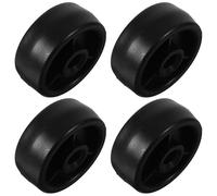 MOBUTOFU 4pièces Roue d'exercice roulettes Plastique Robustes pour Tapis Roulant Et Équipement De Gym pour Salle De Sport Et Home Gym
