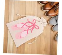 MOBUTOFU 4pièces Sac De Danse à Cordon Pochette pour Chaussures Et Accessoires Sac De Rangement pour Danseurs