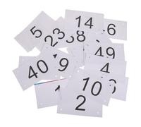 MOBUTOFU 50 Pièces Dossards de Course pour Coureurs avec Épingles de Sûreté, Tissu en Fibre et Polyéthylène, Pré-perforés pour Minimiser L'irritation Peau, pour Événements de Groupe