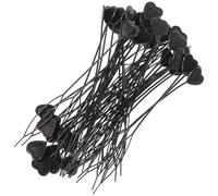 MOBUTOFU 50pcs Outil de Coiffure en Abs de Cœur pour Queue de Cheval Retournée, Accessoire Élégant et Simple pour Coiffure Nette Lors de Ballets et Fêtes