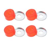 MOBUTOFU 8 Pièces Amortisseurs PVC pour Patins à roulettes et Skateboards Coussins Cylindriques Anti-Vibrations pour Protection et Stabilité
