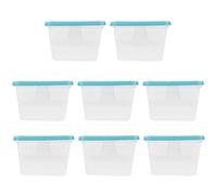 MOBUTOFU 8 Pièces Boîte Absorbeur D'humidité Réutilisable en Plastique Étanche pour Placard et Armoire, Contenant Déshumidificateur Vide pour Rangement Intérieur