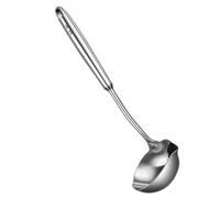 MOBUTOFU à Soupe Ustensile Cuisine Solide et Compatible Lave-vaisselle en Acier Inoxydable 304 Passoire à Huile Séparatrice pour Filtrer L’huile et L’eau