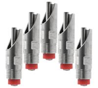 MOBUTOFU Abreuvoirs Accessoires Pratiques en Acier Inoxydable Lot de 5 pour Porcelets Bouchon Abs , Facile à Démonter et Nettoyer pour L'élevage de Porcs