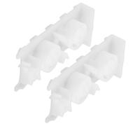 MOBUTOFU Accessoire de Fenêtre à Double à Suspendre Blanc en Plastique, Support à Ressort Double Installation Facile pour Réparation de Fenêtres Résidentielles, Lot de 2 Pièces