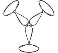 MOBUTOFU Adaptateur D'abat-jour en Fer Noir 3pcs Clips pour Douille, Support D'ampoule à Pince Léger et Facile à Ajuster, Compatible Différentes Ampoules, pour Chambre ou Café