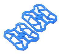 MOBUTOFU Adaptateur Plat pour Pédales de Vélo de Montagne en Alliage D'aluminium Bleu, Conversion Pédale Automatique Fatigue pour Longues Sorties