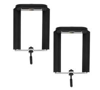 MOBUTOFU Adaptateur pour Trépied Téléphone U de U, Pince Réglable en Largeur, Compatible Smartphone, Plastique et Métal, pour Photographie Selfie
