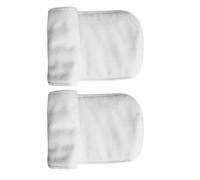 MOBUTOFU Alèses Réutilisables pour Adultes en Microfibre Blanche, Design Lavable et Intégration sans Couture, pour Nuits et Environnements Chauds, Lot de 2 Pièces