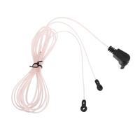 MOBUTOFU Antenne FM Intérieure 2m Connecteur Double pour Récepteur Stéréo FM/MD, Câble en Cuivre et PVC, Installation Plug-and-Play, Qualité Audio Supérieure pour Usage Intérieur