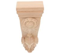 MOBUTOFU Applique Murale en Bois Massif Sculpté, Moulure d'Angle pour Colonnes Romaines, Support Décoratif pour Meubles Vintage Intérieur