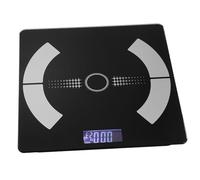 MOBUTOFU Balance Numérique pour Peser le Corps Écran Facile à Lire et Verre Noir, Haute Précision pour Usage Domestique et Amateurs de Fitness