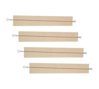 MOBUTOFU Bandes Chauffantes Éléments Chauffants Fiables en Tissu et Bande D'acier Lot de 4 Faciles à Remplacer pour Scellage sous Vide Couleur Aléatoire pour Machine à