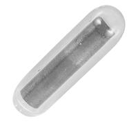 MOBUTOFU Barre D'agitation Magnétique Solide Agitation Stable en Ptfe et Verre et 8x32mm Couleur Argenté pour Laboratoire Réutilisable