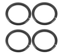 MOBUTOFU Base de Jeu de Direction de vélo Entretoise de Fourche d’Adaptation kit d’entretoises pour Casque 4pcs Alliage d’Aluminium pour VTT et vélo de Route, Accessoire de Fourche,