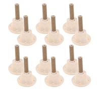 MOBUTOFU Bâtonnets de Moxibustion Usage Sûr et Doux Peau Lot de 50 avec Base Intégrée en Cône et Papier de Moxa Facile à Utiliser et Ranger la Maison Bureau