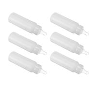 MOBUTOFU Biberons d'agneau 250ml en Plastique et Silicone, Lot de 6 Pièces, Résistants à l'usure et Anti-Morsure, pour L'alimentation des Jeunes Animaux à Domicile