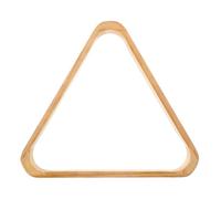 MOBUTOFU Billard Triangulaire Boîtier à Billes EVA Accessoires de Billard Bois Massif Triangle de Rangement pour Boules de Billard pour Pool et Table de Billard
