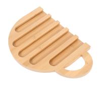 MOBUTOFU Bois Présentoir à Capsules de Café Forme Tasse, Beige | Support Créatif pour Boutique et Station Café, Stable et Robuste, Gain de Place, Rangement Soigné