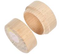 MOBUTOFU Boîte de Rangement en Bois 5X5X3.5Cm pour Première Coupe de Cheveux Bébé Coffret Naissance Présent Garçon Fille Mèche Souvenirs