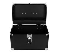 MOBUTOFU Boîte de Rangement Multifonctionnelle avec Poignée Mallette Aluminium à Double pour Outils Fournitures Art Couture et Cosmétiques Organisateur Portable Robuste et Étanche