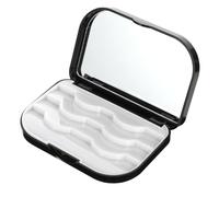 MOBUTOFU Boîte de Rangement Noire comme Présent D'anniversaire pour Faux Cils en Plastique, Support Magnétique Réutilisable, Protection Optimale pour Cils