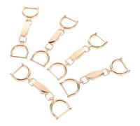 MOBUTOFU Boucles en Alliage Or pour Décoration Chaussures et Jupes Diy, Surface Lisse, Pack de 5 Pièces Élégantes et Stylées pour Accessoires Mode