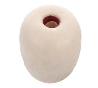 MOBUTOFU Bouée de Pêche Blanche en PVC 15X20 CM, Flotteur Marin pour Filet à Senne, Adaptée à L'Aquaculture en Eau Salée et Balisage des Sentiers Marins