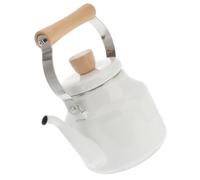 MOBUTOFU Bouilloire Émaillée Vintage 2,5l Poignée Anti-brûlure et Résistance à L'usure, Théière pour Cuisinière pour Préparer Thé et Café Chez Soi