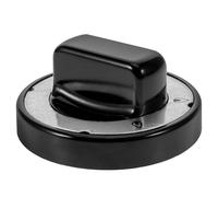 MOBUTOFU Bouton de Commande de Brûleur Gazinière Opération Conviviale et Polyvalente en Abs Noir, Design Moderne et Sophistiqué pour Remplacement Facile
