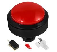 MOBUTOFU Bouton de Remplacement pour Machine de Jeu Arcade, Bouton-Poussoir Lumière Intégrée, Accessoire pour Borne d'Arcade, pour Jeux Interactifs et Buzzer Quiz