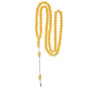 MOBUTOFU Bracelet Chapelet Bouddhiste en Verre Vintage Perles Lisses sans Bavures, pour Pèlerinage et Prière, Style Rétro pour Amis Amateurs de Bouddhisme