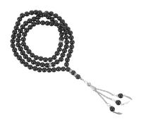 MOBUTOFU Bracelet Chapelet de Perles en Verre Écologique pour Prière et Pèlerinage, Surface Lisse, Style Rétro Vintage, Accessoire Pratique pour Amateurs de Bouddha
