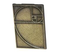 MOBUTOFU Broche Design Mathématique Avec Motif Accessoire Unique Pour De Mathématiques Et Art Pour à Manteaux Et
