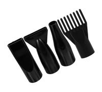 MOBUTOFU Buse de sèche-cheveux 4 pièces en ABS, embouts de sèche-cheveux droits et peigne rond pour chiens et chats, conçue pour le toilettage à domicile