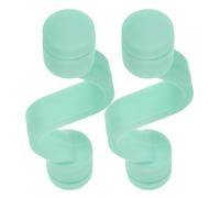 MOBUTOFU Butée Magnétique Lot de 2 Pièces en Plastique Vert, Installation Facile et Résistante pour Porte de Lave-linge à Chargement pour Maison ou Hôtel