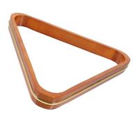 MOBUTOFU Cadre de Billard Trépied Support de Boules en Bois Léger Stable Accessoire pour Table de Billard Garniture Dorée