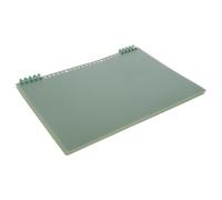 MOBUTOFU Cahier à Spirale à Feuilles Amovibles Couverture Rigide en Kraft Épais, Papier Ligné en Plastique et Papier, pour Étude et Travail, Compatible Organiseurs à Disques