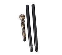 MOBUTOFU Canne de Marche Costume Pharaon Baguette Élégante en Plastique 3 Sections Accessoire de Cérémonie pour Fête Halloween Carnaval Ronde
