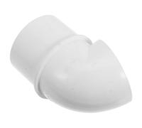 MOBUTOFU Capuchon de Ventilation Mural en Pvc Blanc Coupe-vent, Installation Facile, pour Conduit D'évacuation Extérieur et Hotte de Ventilation Cuisine