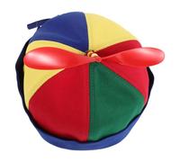 MOBUTOFU Chapeau Melon Garçon et Filles avec Hélice en Plastique, Coton Confortable, Ajustable, pour Sorties Décontractées et Aventures Bord de Mer