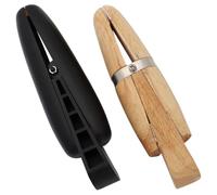 MOBUTOFU Collier à Anneau en Bois avec Étau de Réparation Antirouille, Outil Doux pour Fabrication et Polissage de Bijoux, Accessoire Pratique pour Bijoutiers