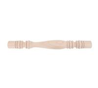 MOBUTOFU Colonne de Rampe D'escalier Européenne en Bois Sculpté, Pilier Rond Surface, Bois Massif Assemblage à Tenon et Mortaise pour Projet de Villa