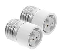 MOBUTOFU Convertisseur de Culot D'ampoule E27 vers Mr16, Lot de 2 Pièces, Douille en Céramique et Cuivre, Léger et Facile à Installer pour Maison et Bureau