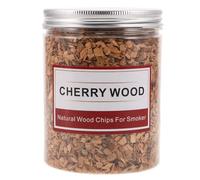 MOBUTOFU Copeaux de Bois pour Fumer la Viande Goût Cerise, Bois Naturel 125g pour Fumage Constant et Cuisson en Famille Lors de Barbecues