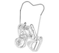 MOBUTOFU Correcteur de Nez Ergonomique en Silicone et Acier Inoxydable, Outil Réutilisable pour Raffermir et Relever le Nez en Toute Sécurité, Accessoire Beauté Visage