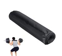 MOBUTOFU Coussin de Nuque pour Squat et Fentes, Protège Épaules Noir | Oxford et Écume, Doux et Épais, Retrait Facile, pour Barre Standard, Accessoires Fitness Musculation