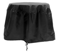 MOBUTOFU Couvercle Étanche pour Barbecue Extérieur, Housse en Tissu Oxford Noire 210D, Protection Intégrale Anti-Neige et Gel pour Petit Gril