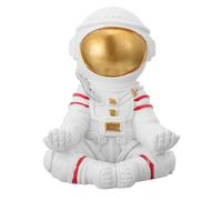 MOBUTOFU Crochet Mural Adhésif Astronaute en Résine, Support et Patère | Style Dessin Animé, Double Usage sur Table ou Porte, pour Bijoux et Porte-clés